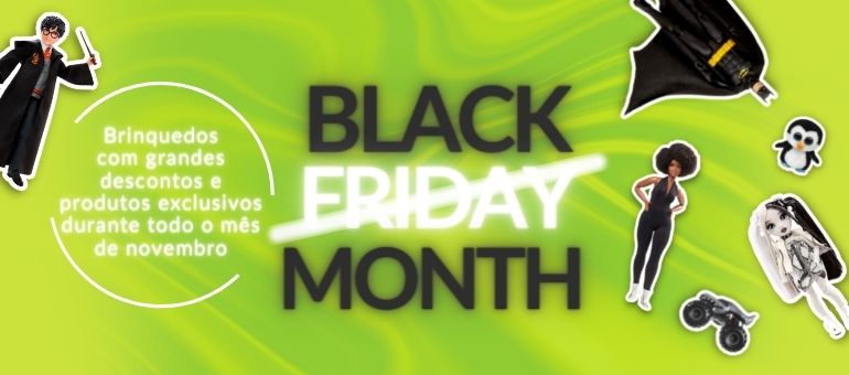 Black Month: um mês inteiro de descontos especiais em produtos e