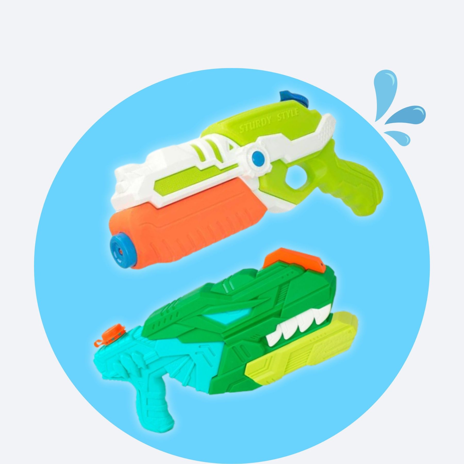 Pistolas de agua juguete