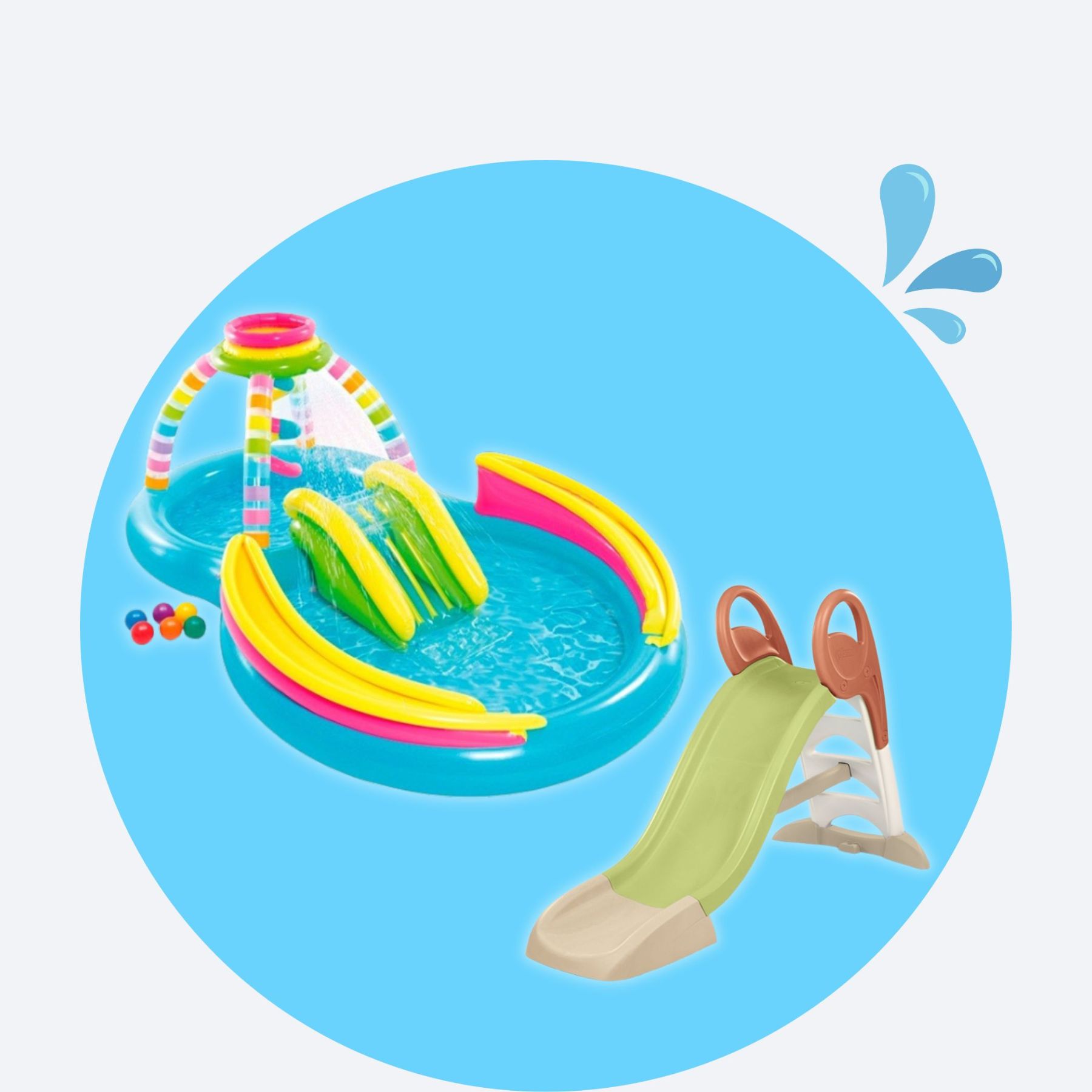 Toboganes infantiles